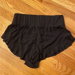 Free People Movement featherweight layering shorts